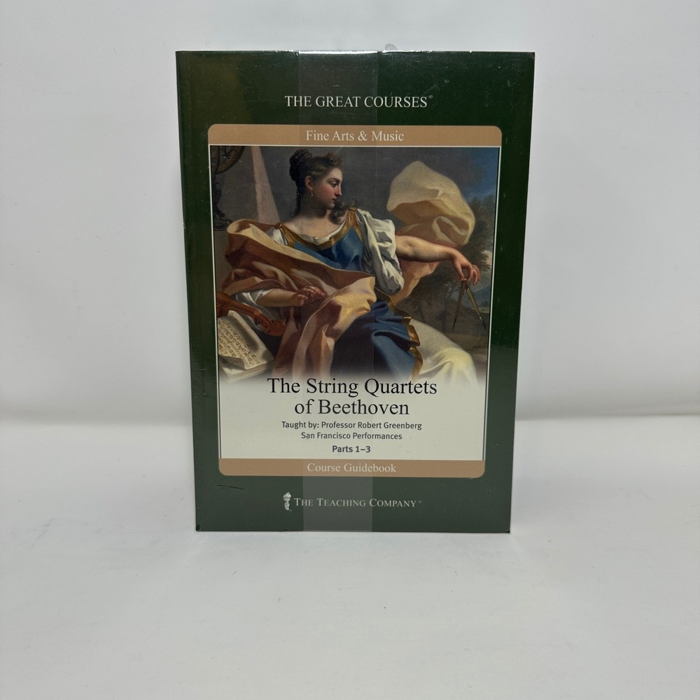 The Great Courses String Quartets of Beethoven‎ Parts 1-3 DVD Guidebook 2009 NEW